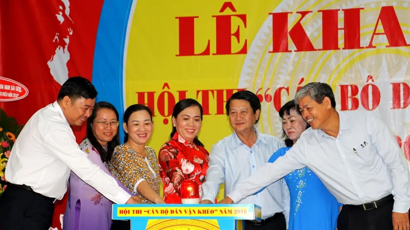 Hội thi cán bộ Dân vận khéo 2018