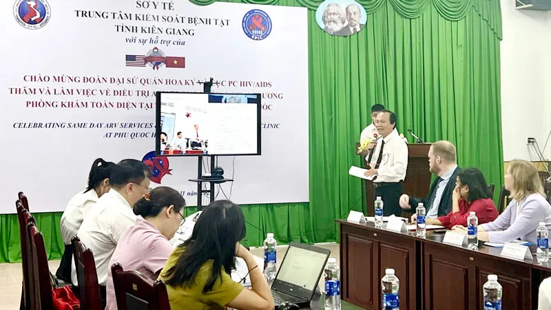 Tổng Lãnh sự Hoa Kỳ tại TPHCM thăm, làm việc với các cơ sở y tế ở TP Phú Quốc 