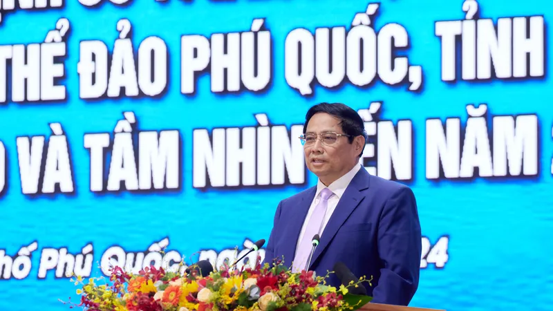 Thủ tướng Phạm Minh Chính: Phải bảo vệ rừng, môi trường sinh thái biển để Phú Quốc phát triển bền vững