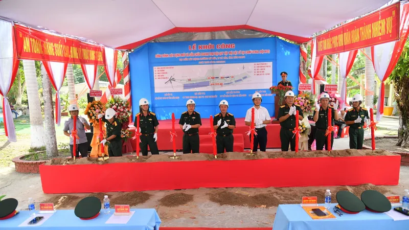 Khởi công xây dựng doanh trại Đội Quy tập mộ Liệt sĩ tại Campuchia