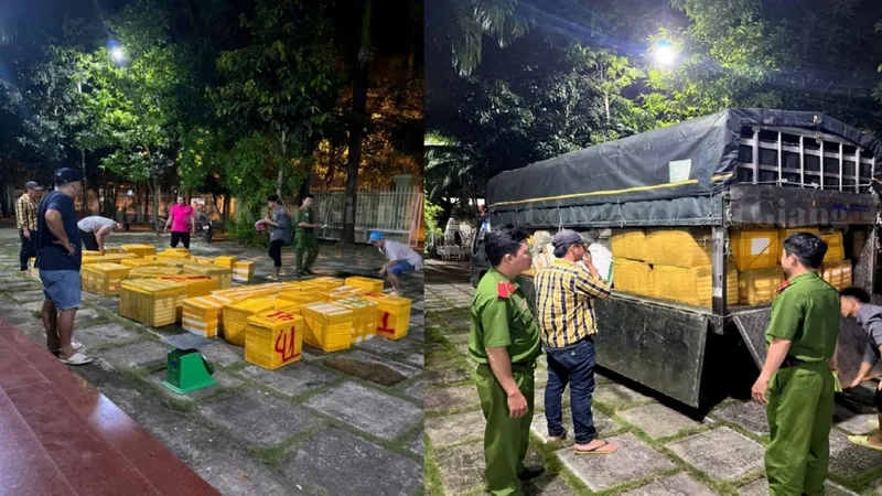 Kiên Giang: Phát hiện hơn 1 tấn tôm bơm tạp chất
