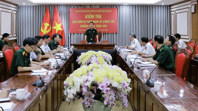 Bộ Quốc Phòng kiểm tra công tác phòng chống khai thác IUU khu vực phía Nam