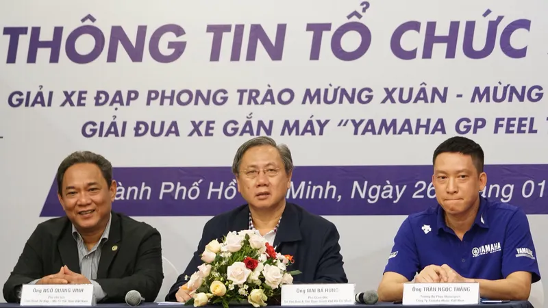 Quang cảnh buổi họp báo. Ảnh: HOÀNG HÙNG