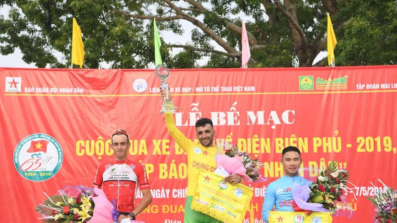 Mirsamad đoạt áo vàng chung cuôc Giải xe đạp “Về Điện Biên”
