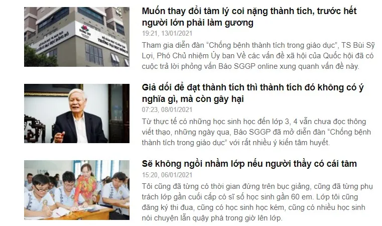 Báo SGGP Online nhận được gần 100 bài viết của bạn đọc trên khắp mọi miền đất nước sau gần 1 tháng mở diễn đàn