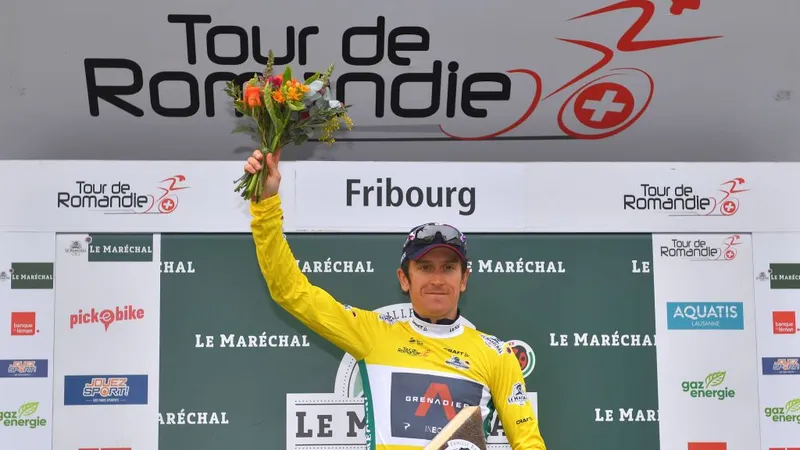 Geraint Thomas giành áo vàng chung cuộc Tour of Romandie 