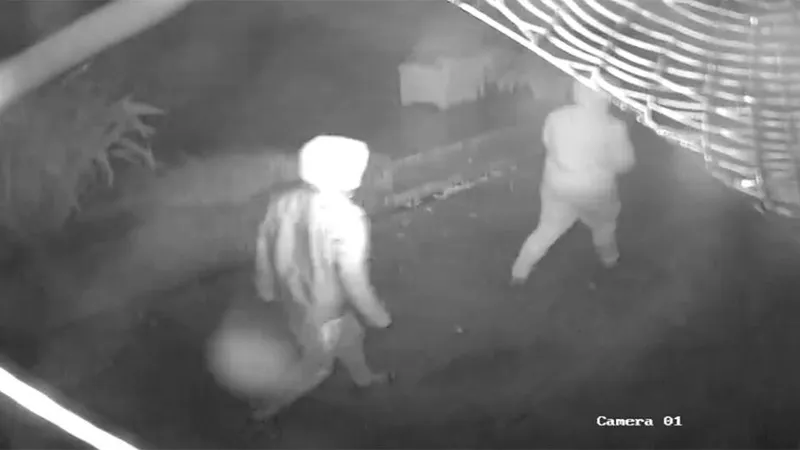 Hình ảnh những tên cướp cắt từ CCTV 