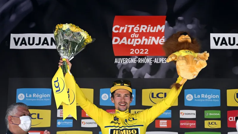 Primoz Roglic mặc áo vàng sau 7 chặng