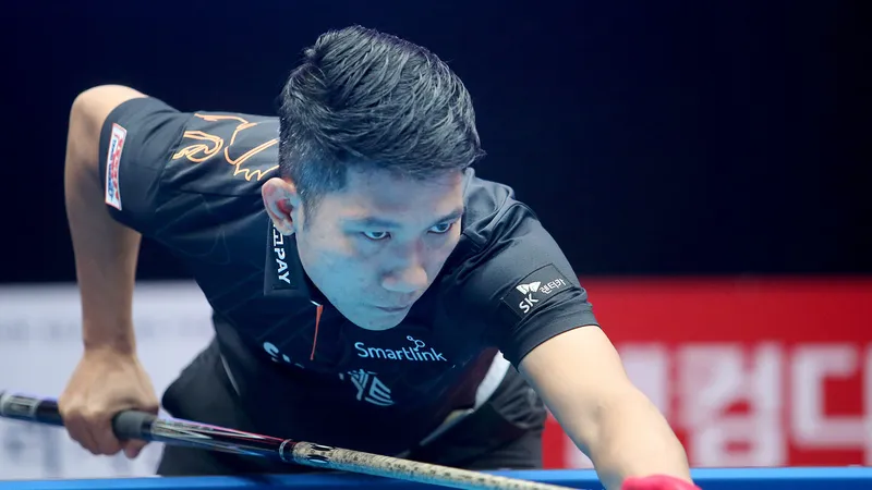 Ngô Đình Nại đang có cơ hội tranh chức vô địch. Ảnh: Kim Young Hun
