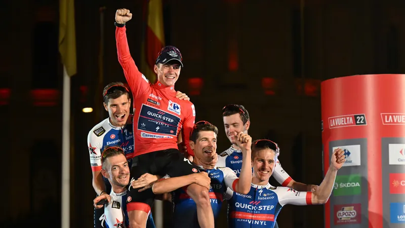 Remco Evenepoel là đương kim vô địch Vuelta a Espana