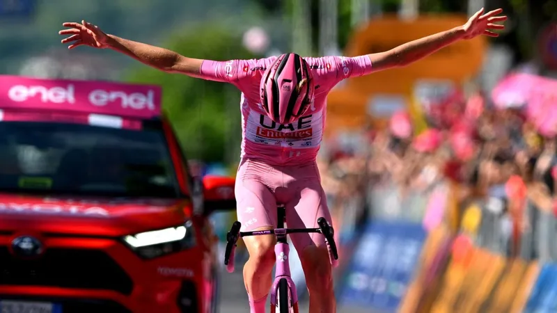 Tadej Pogacar có chiến thắng thứ 6 tại Giro d’Italia 2024