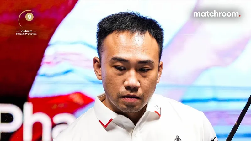 Nguyễn Phương Nam có chiến thắng đầu tiên. Ảnh: Việt Nam Billiards Promotion