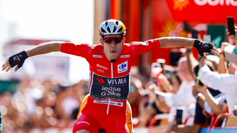 Wout van Aert có chiến thắng đầu tay tại Vuelta a Espana 2024