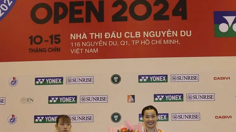 Nguyễn Thuỳ Linh lần thứ 3 đăng quang. Ảnh: Dũng Phương