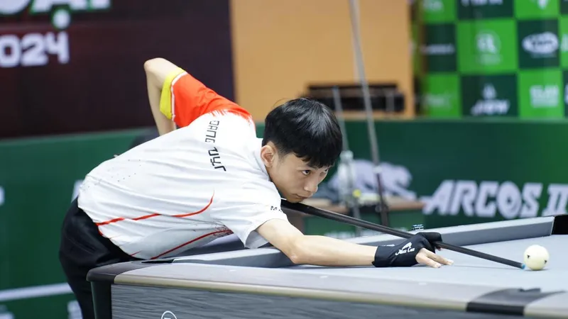 Nguyễn Đăng Tuyên đang được xem là tài năng trẻ của Pool Việt Nam