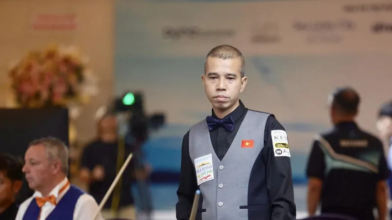 Trần Quyết Chiến đang là niềm hy vọng của Billiards Việt Nam