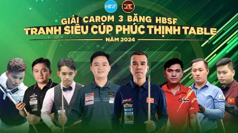 Nhiều cơ thủ hàng đầu Việt Nam góp mặt tại giải