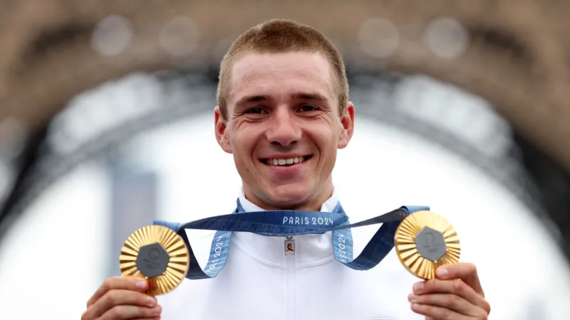 Remco Evenepoel đã giành 2 HCV Olympic 2024