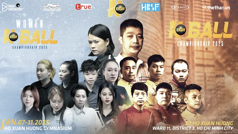 Dàn sao Billiards Pool Việt Nam sẽ tham dự giải