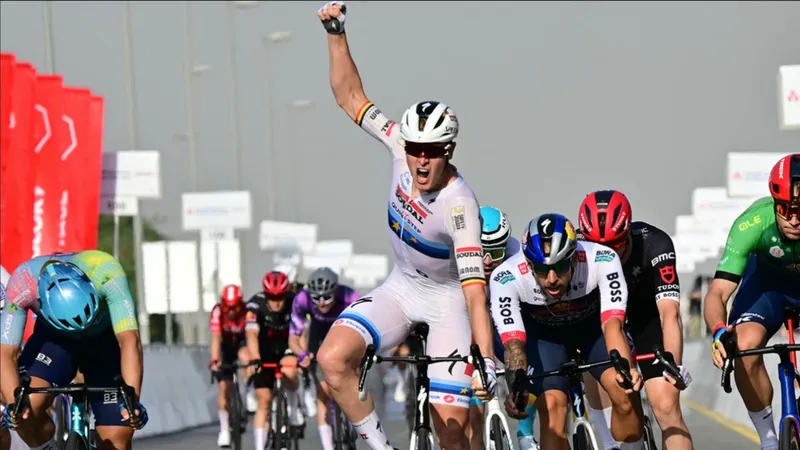 Tim Merlier tiếp tục có chiến thắng tại UAE Tour