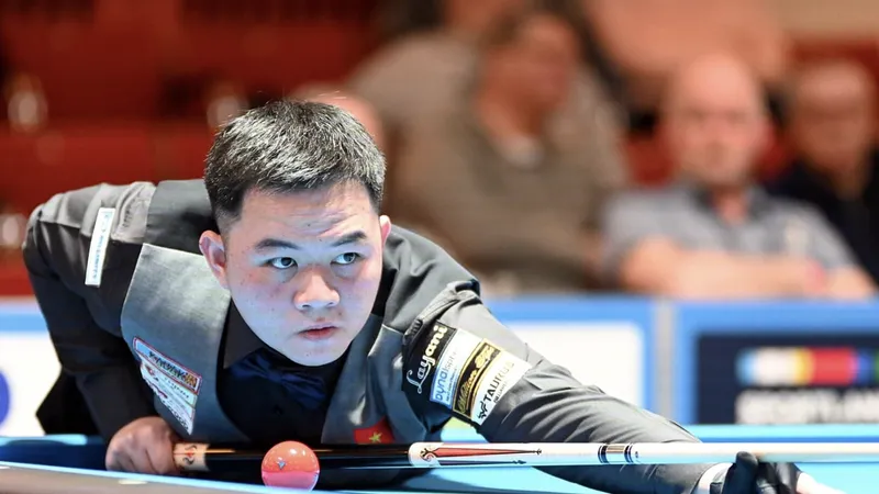 Bao Phương Vinh có giải đấu thành công. Ảnh: German Billiard Union