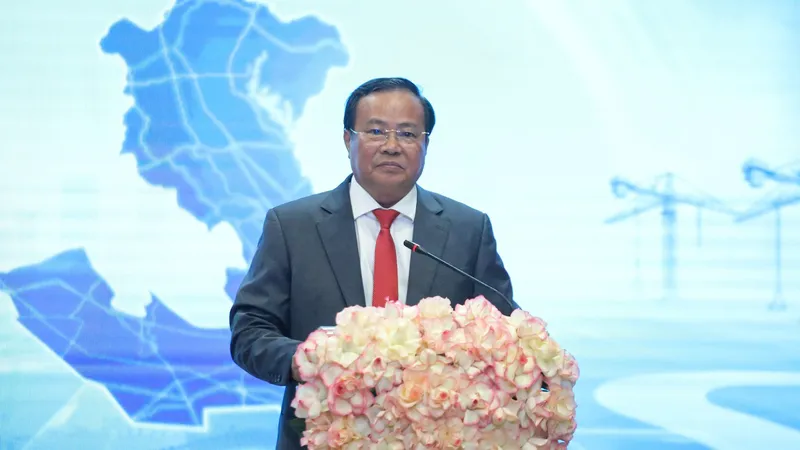 Chủ tịch UBND tỉnh Tây Ninh Lê Văn Hẳn phát biểu tại hội nghị