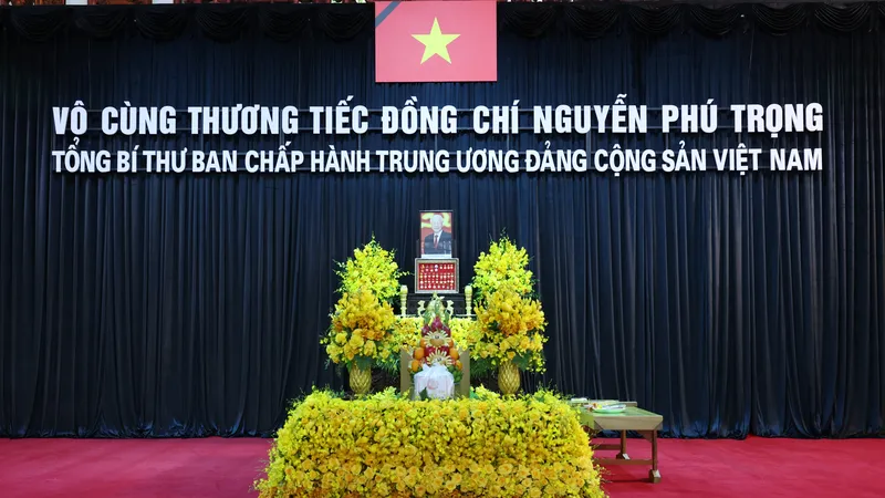 Lãnh đạo Đảng, Nhà nước kiểm tra công tác chuẩn bị Lễ tang Tổng Bí thư Nguyễn Phú Trọng