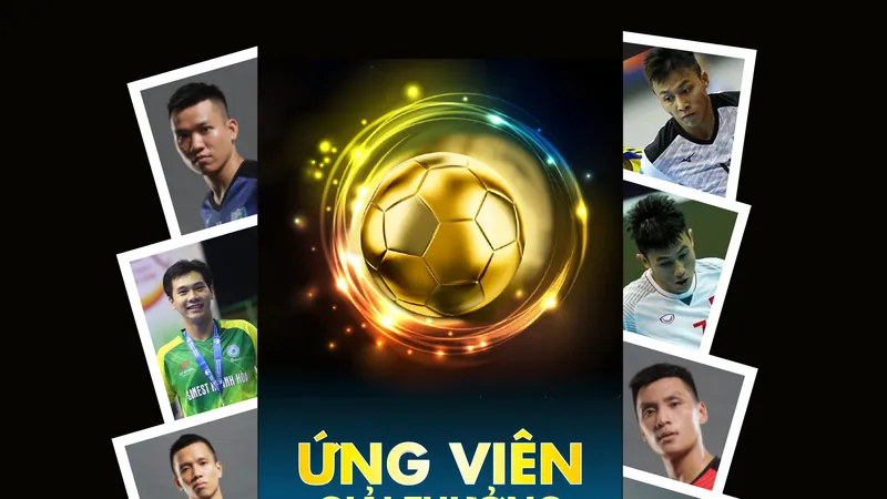 Danh sách ứng viên giải Quả bóng vàng futsal 2018