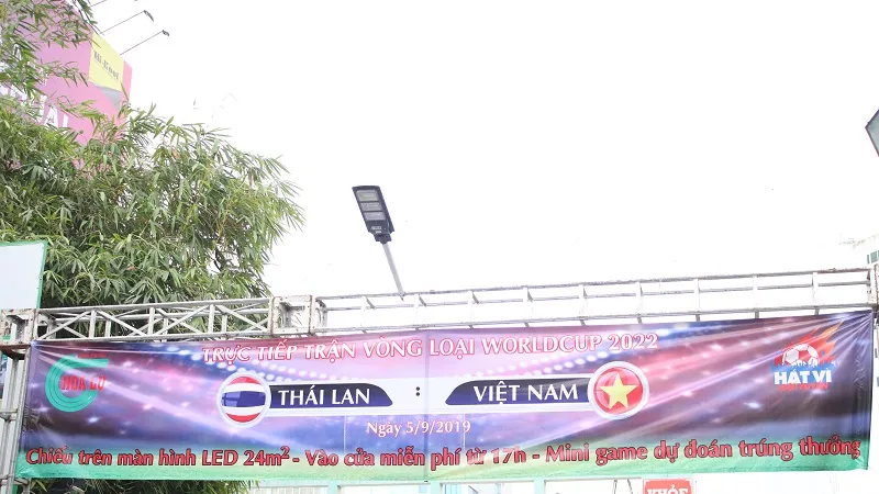 Một địa điểm sẽ tổ chức truyền hình trực tiếp. Ảnh: Hữu Thịnh