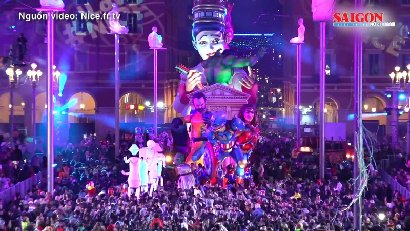 Độc đáo sắc màu lễ hội Carnival 2019 tại Pháp