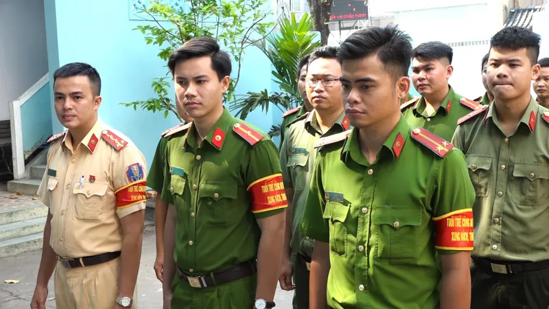 Tuổi trẻ Công an TPHCM xung kích, tình nguyện, vì nhân dân phục vụ