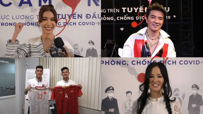 Đàm Vĩnh Hưng, Hương Giang, Minh Tú, cầu thủ Tiến Linh kể kỷ niệm mùa dịch và lan toả tinh thần chống dịch