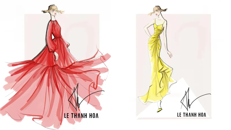 Hoa hậu Khánh Vân, vợ chồng Đông Nhi - Ông Cao Thắng cùng xuất hiện tại show thời trang của NTK Lê Thanh Hoà