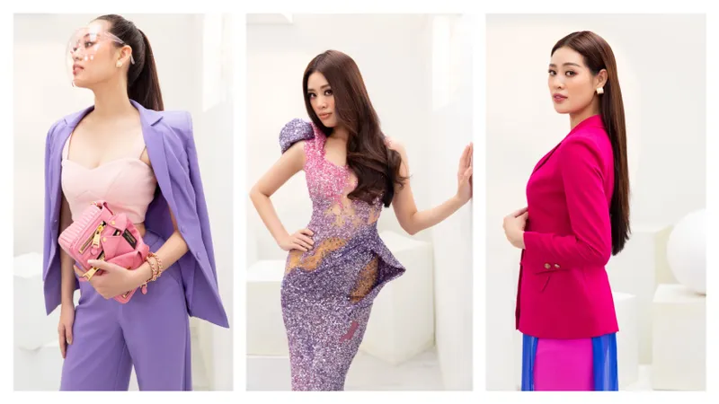 Hoa hậu Khánh Vân biến hóa với ba phong cách thời trang khác nhau