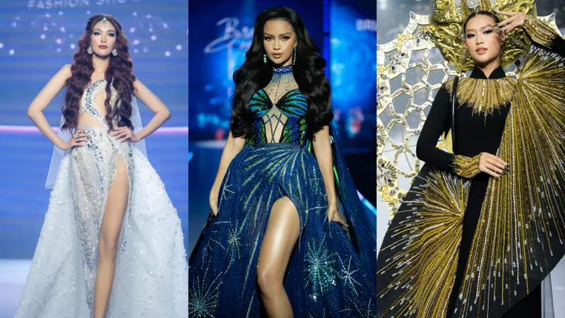 Dàn hoa hậu, á hậu quy tụ trên sân khấu “Brave heart fashion show”