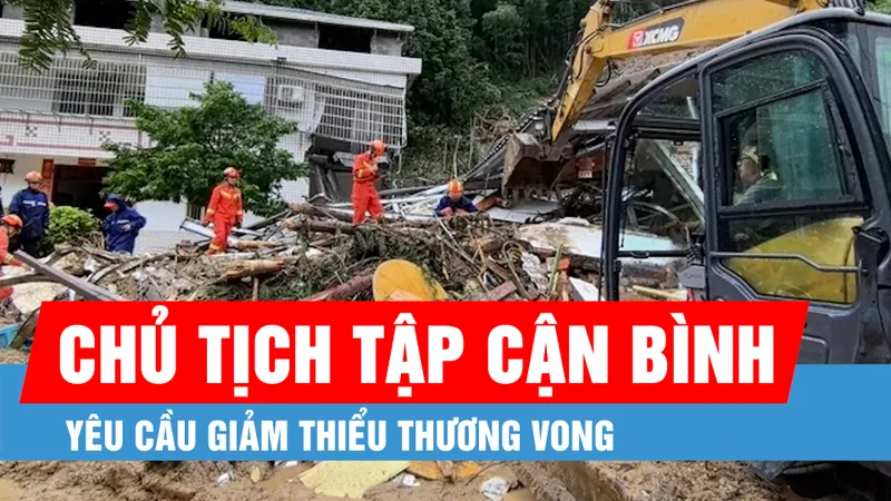 Lở đất tại Trung Quốc: Nâng mức ứng phó khẩn cấp lên cấp độ cao nhất