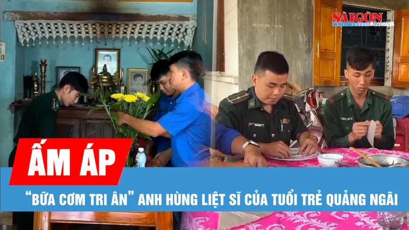 Tuổi trẻ Quảng Ngãi tri ân các anh hùng liệt sĩ
