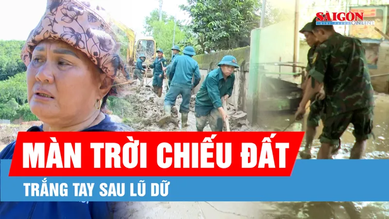 Trắng tay sau lũ dữ