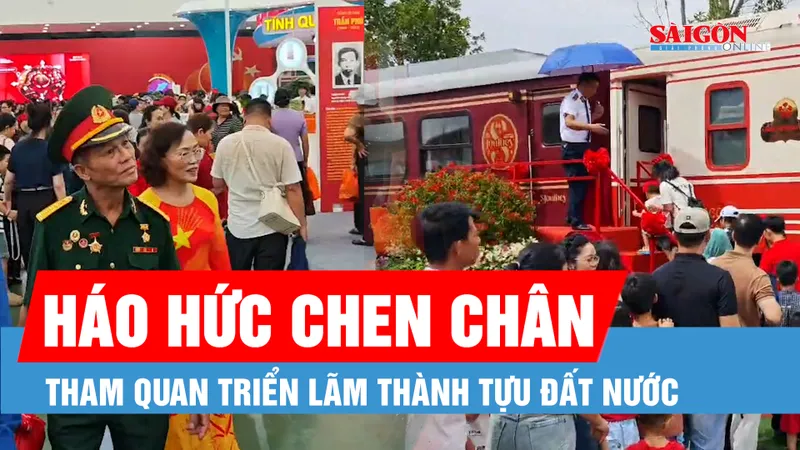 Chen chân khám phá Triển lãm Thành tựu đất nước dịp Quốc khánh