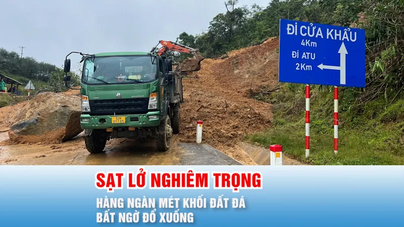 Podcast bản tin ANTT 22-10: Sạt lở nghiêm trọng ở Đà Nẵng, nguy cơ tiếp tục sạt lở do mưa bão