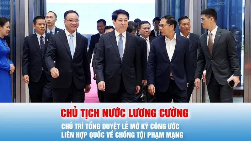 Podcast tin tối 23-10: Chủ tịch nước Lương Cường chủ trì tổng duyệt lễ mở ký Công ước Liên hợp quốc về chống tội phạm mạng