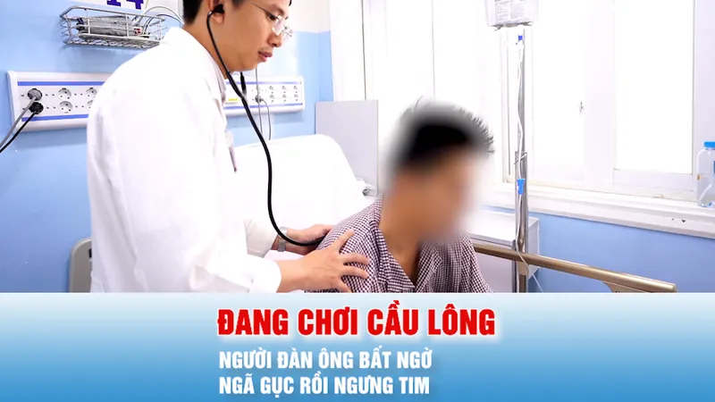 Podcast bản tin trưa 2-1: Đang chơi cầu lông, người đàn ông bất ngờ ngã gục rồi ngưng tim