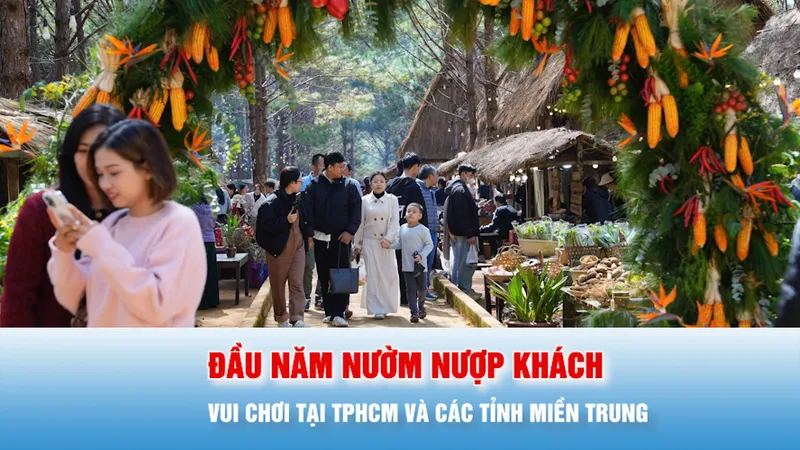 Podcast bản tin trưa 3-1: Đầu năm nườm nượp khách vui chơi tại TPHCM và các tỉnh miền Trung