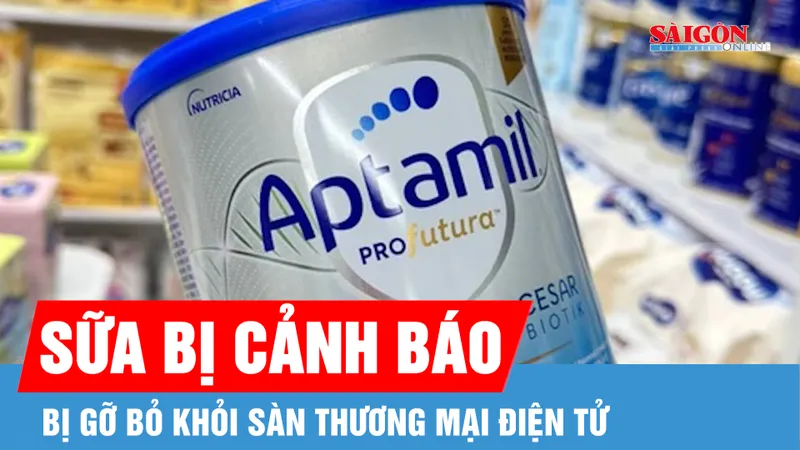 Sữa bị cảnh báo bị gỡ khỏi sàn thương mại điện tử