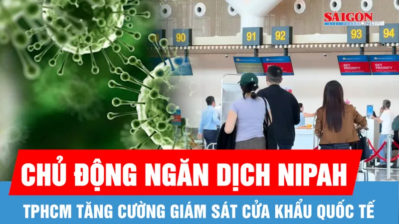 Chủ động ngăn dịch Nipah, TPHCM tăng cường giám sát cửa khẩu quốc tế