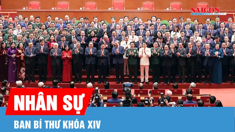 10 Ủy viên Bộ Chính trị khóa XIV tham gia Ban Bí thư khóa XIV