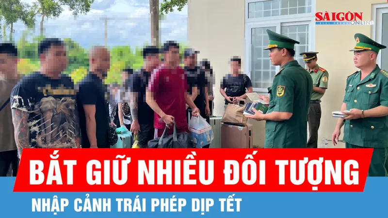 An Giang: Bắt giữ, xử lý nhiều đối tượng nhập cảnh trái phép dịp tết