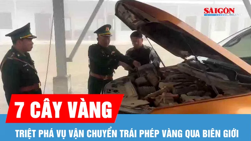 Một vụ vận chuyển trái phép vàng qua biên giới bị triệt phá