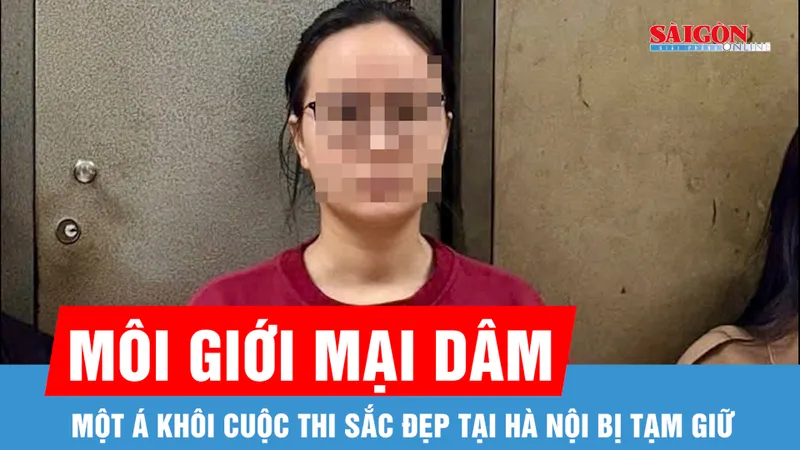 Tạm giữ á khôi cuộc thi sắc đẹp với cáo buộc môi giới mại dâm