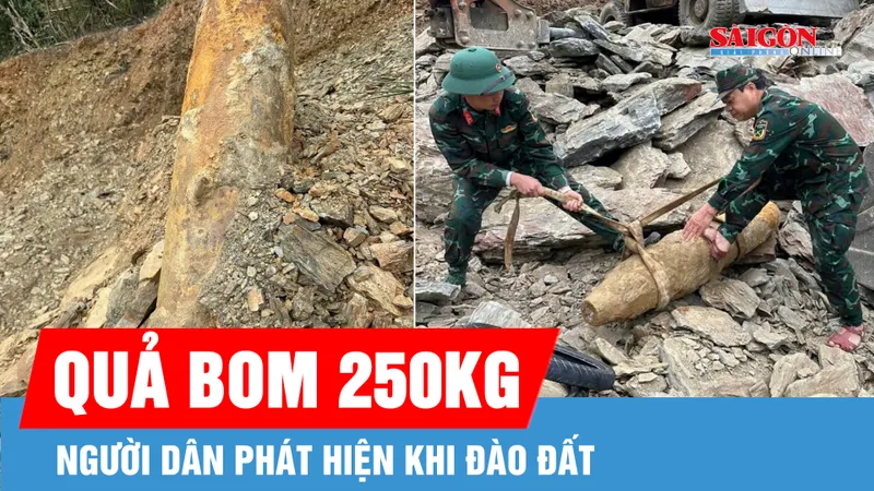 Hủy nổ quả bom nặng 250kg